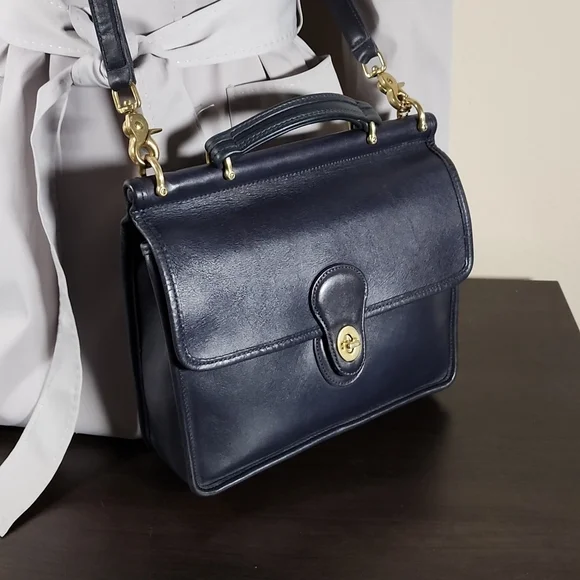 **SOLD**Vintage Coach Navy Willis #9927 - Picture 10 of 13